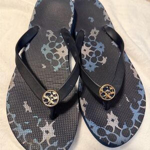 Coach Black and Blue Sandals